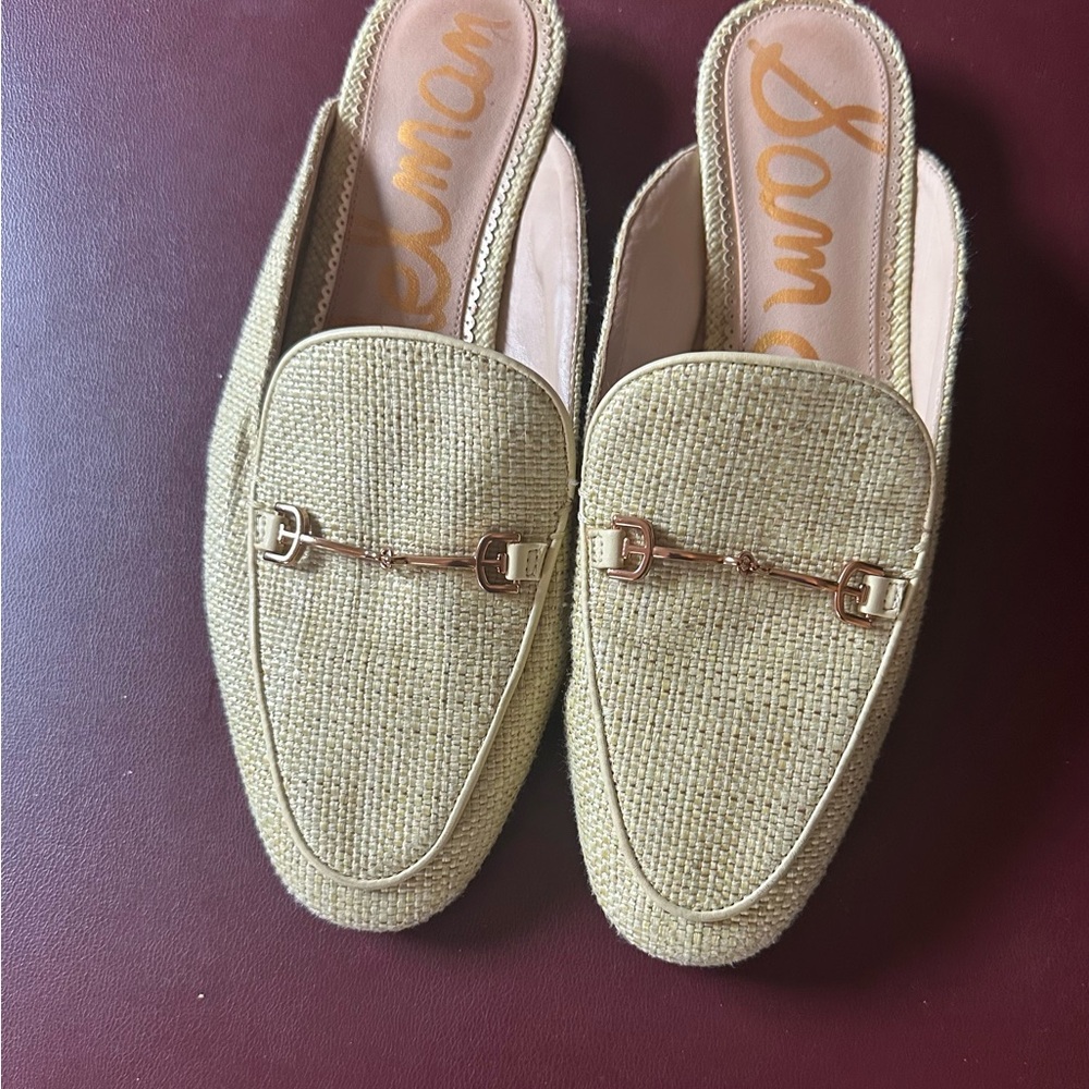 👠 Sam Edelman Mules Rafta 8.5/39 Chartreuse - Picture 2 of 6